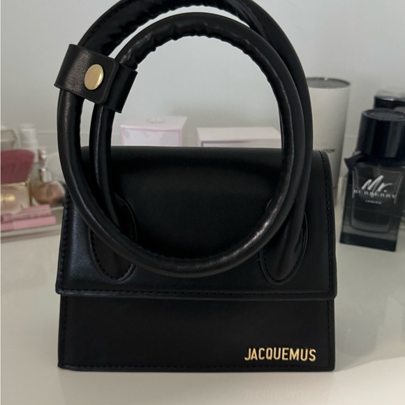Jacquemus Black Mini Bag with Gold Accents - Picture 1 of 5